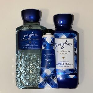 Bath & Body Works Gingham Set